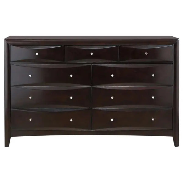 Phoenix 9-Drawer Bedroom Dresser