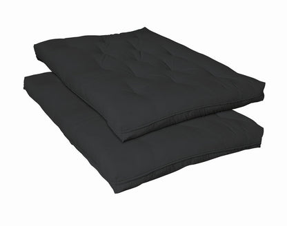 6-inch Promotional Futon Pad Black
