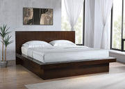 Estantería de almacenamiento con LED Jessica, color cama capuchino