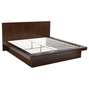 Estantería de almacenamiento con LED Jessica, color cama capuchino