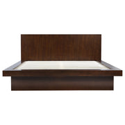 Estantería de almacenamiento con LED Jessica, color cama capuchino