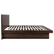 Estantería de almacenamiento con LED Jessica, color cama capuchino