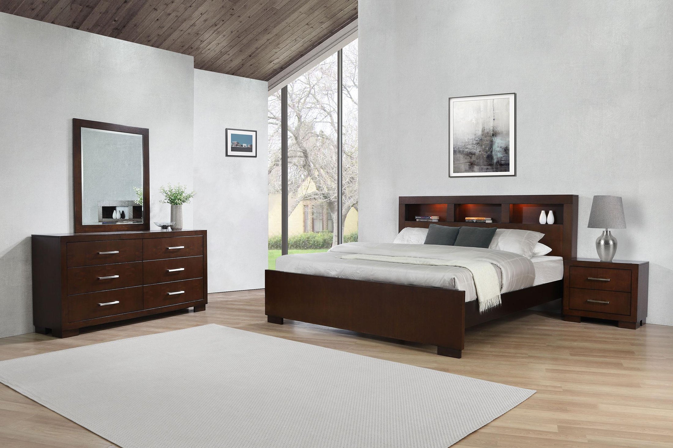 Jessica  Bedroom Set Cappuccino