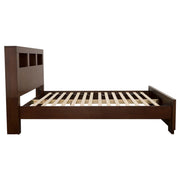 Estantería de almacenamiento con LED Jessica, color cama capuchino