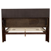 Estantería de almacenamiento con LED Jessica, color cama capuchino