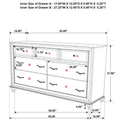 Barzini 7-Drawer Dresser