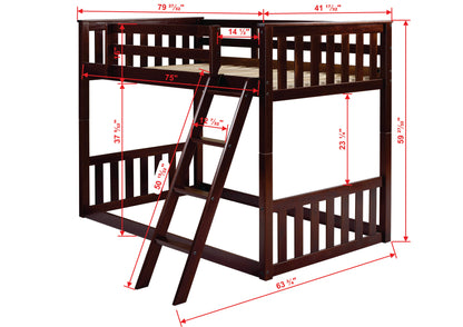 Monti Mission Twin over Twin Cappuccino Bunkbed
