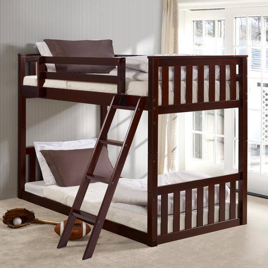 Monti Mission Twin over Twin Cappuccino Bunkbed