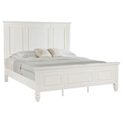 Sandy Beach 63-inch Panel Bed Cream White