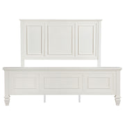 Sandy Beach 63-inch Panel Bed Cream White