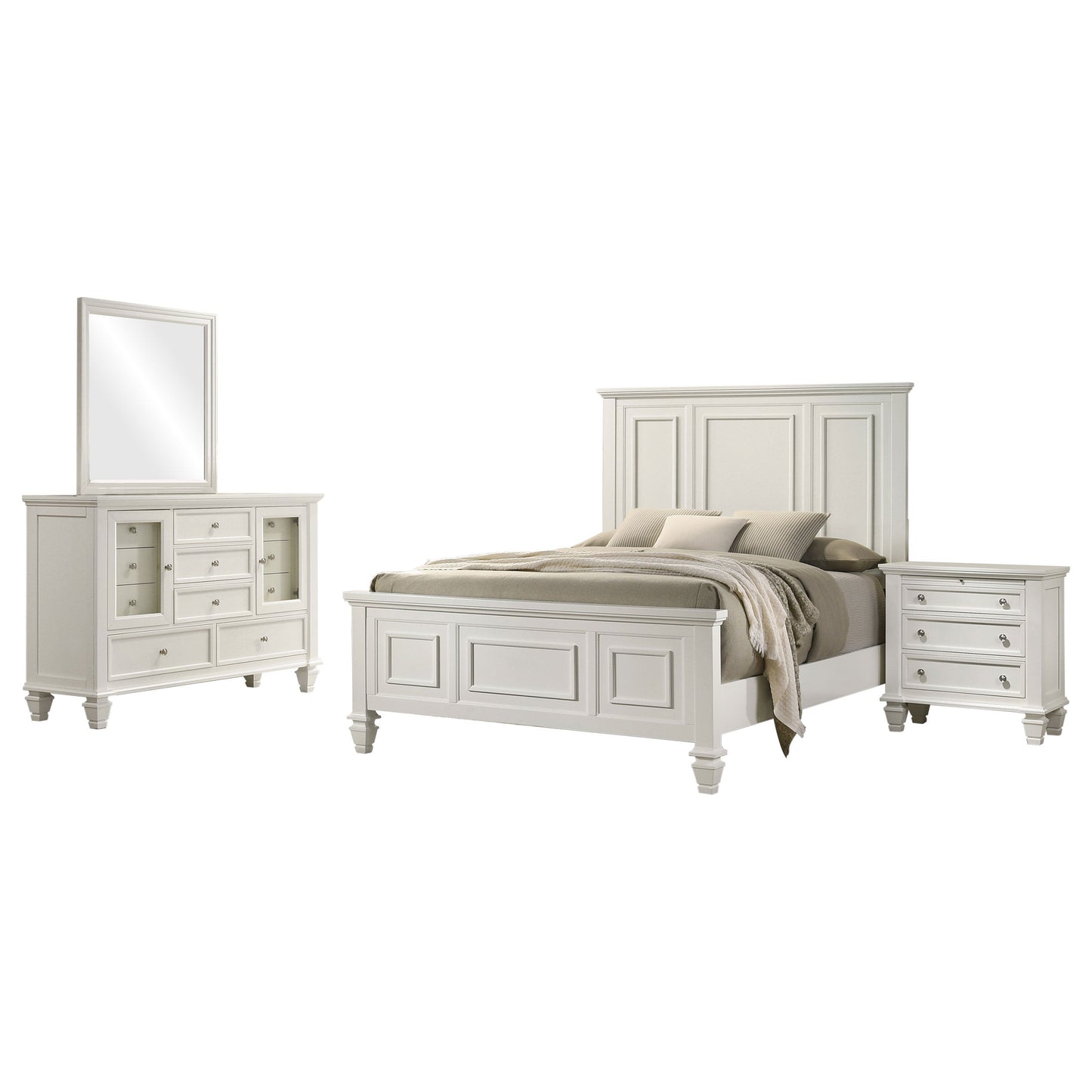 Sandy Beach  Bedroom Set Black