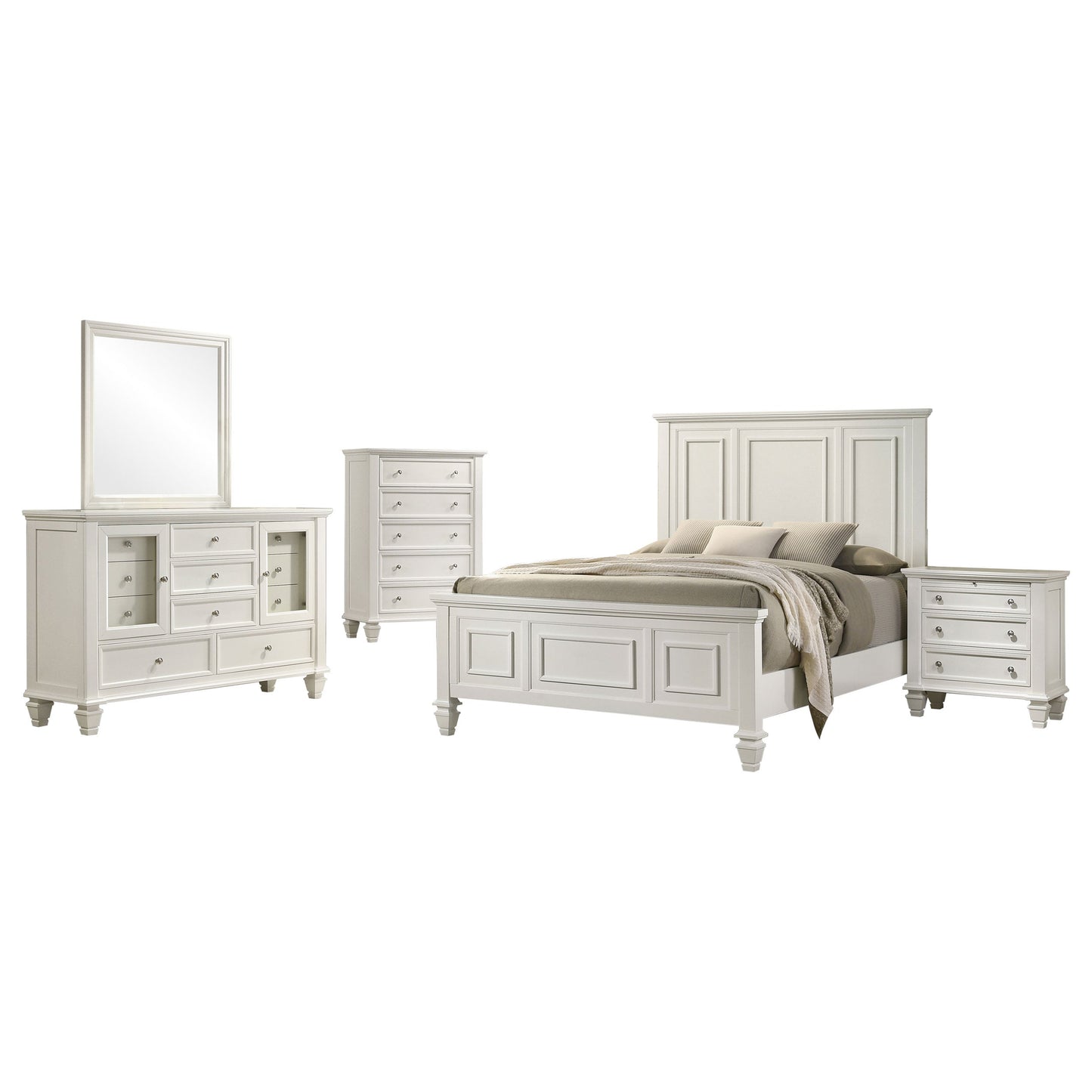 Sandy Beach  Bedroom Set Black