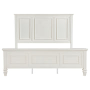 Sandy Beach 63-inch Panel Bed Cream White