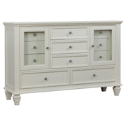 Sandy Beach  Bedroom Set Cream White