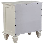 Sandy Beach 3-drawer Nightstand Black