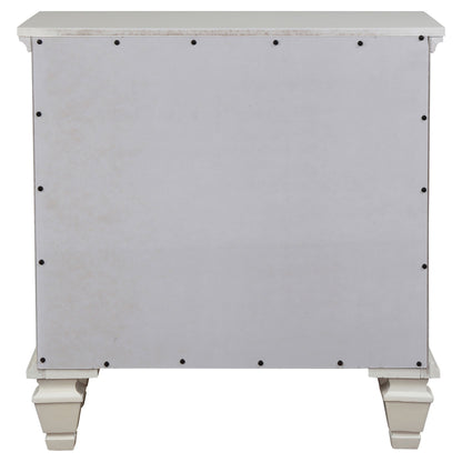 Sandy Beach 3-drawer Nightstand Black