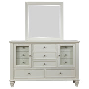 Sandy Beach 11-drawer Dresser Cream White