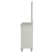 Sandy Beach 11-drawer Dresser Cream White