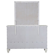 Sandy Beach 11-drawer Dresser Cream White