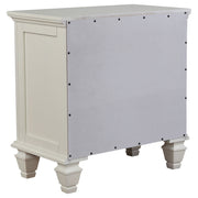 Sandy Beach  Bedroom Set Cream White