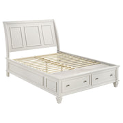 Sandy Beach  Bedroom Set Cream White