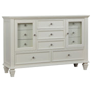 Sandy Beach  Bedroom Set Cream White