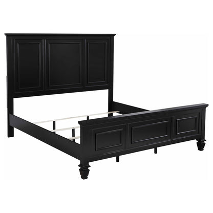 Sandy Beach  Bedroom Set Black