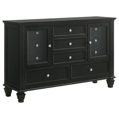 Sandy Beach  Bedroom Set Black