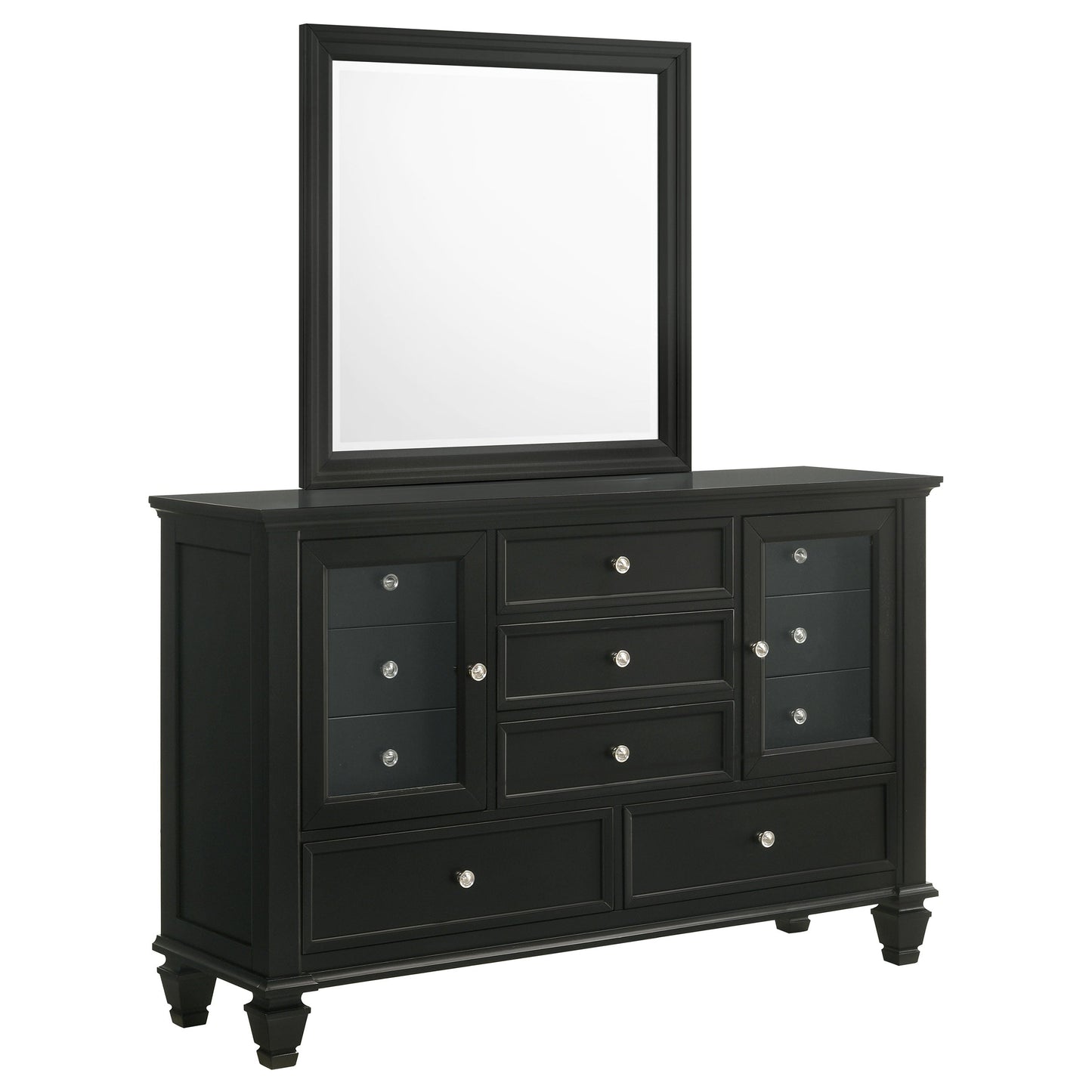 Sandy Beach 11-drawer Dresser Black
