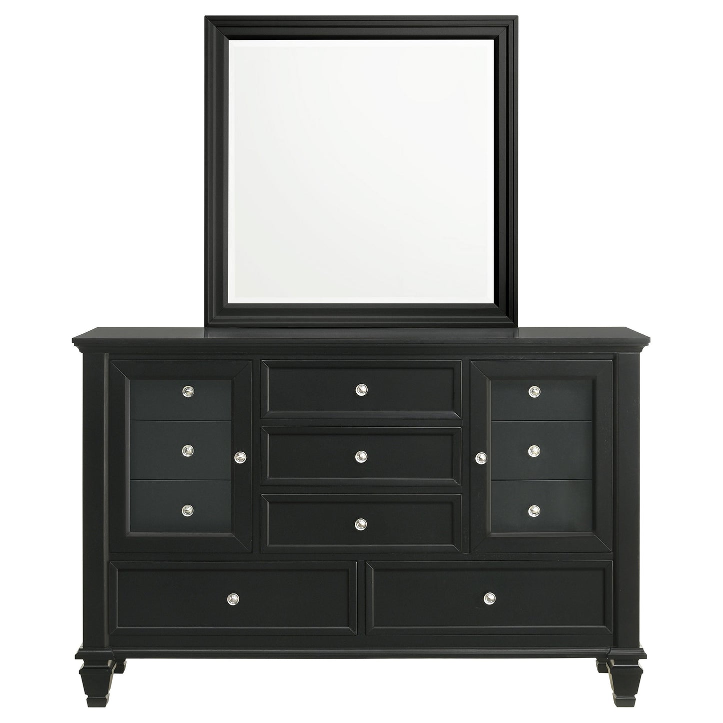 Sandy Beach 11-drawer Dresser Black