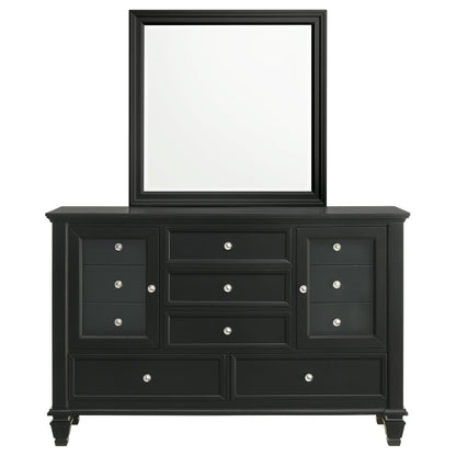 Sandy Beach 11-drawer Dresser Black