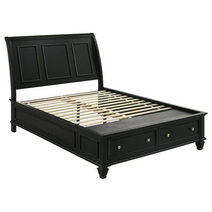 Sandy Beach  Bedroom Set Black