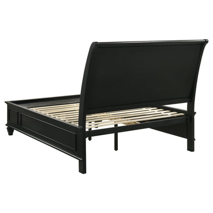 Sandy Beach  Bedroom Set Black