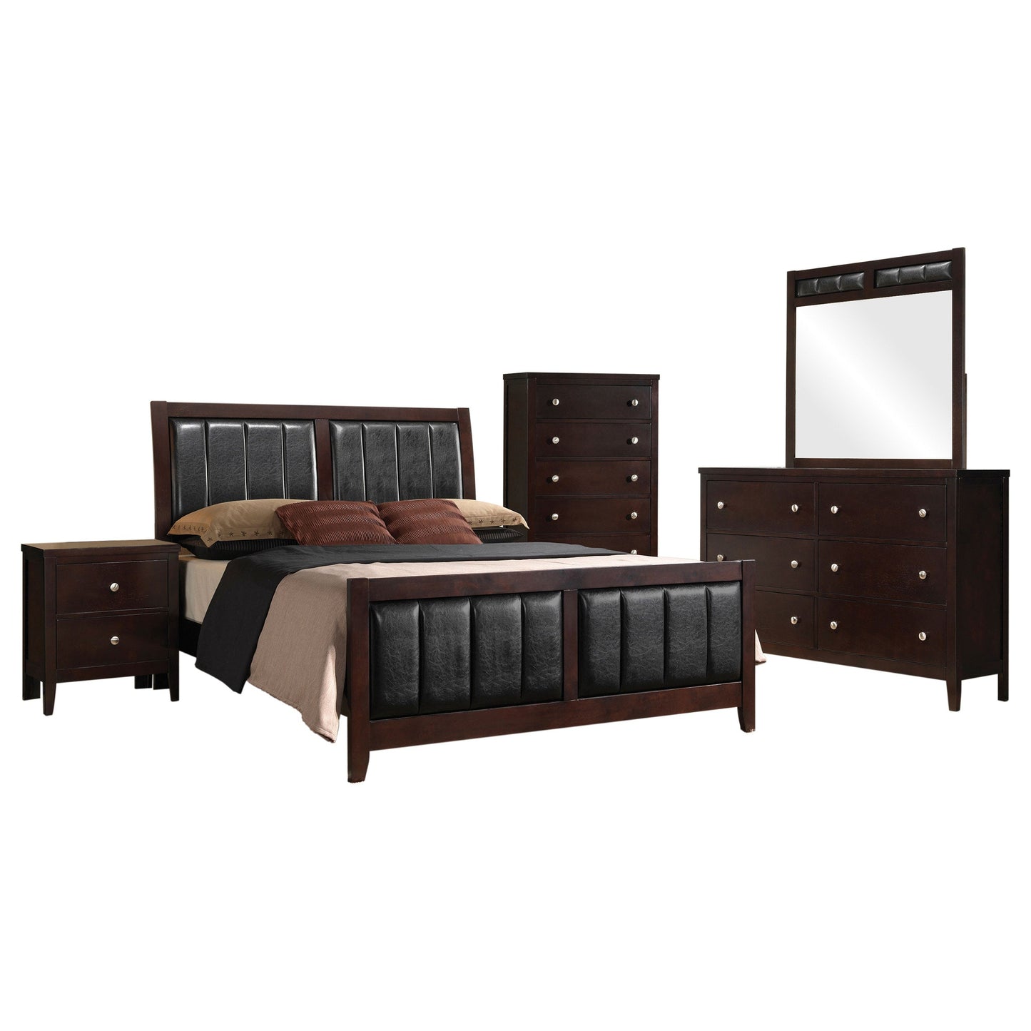 Carlton  Bedroom Set Cappuccino