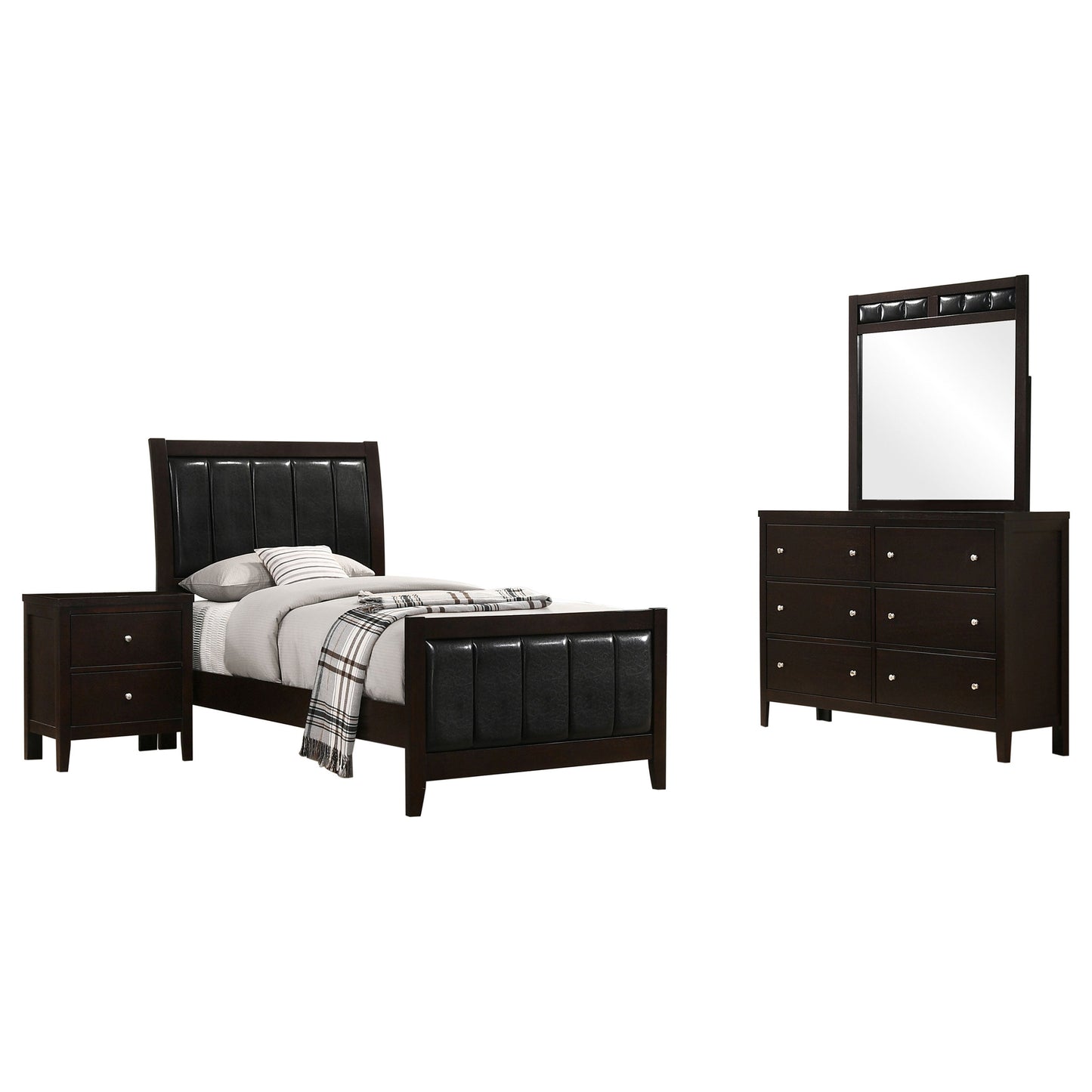 Carlton  Bedroom Set Cappuccino