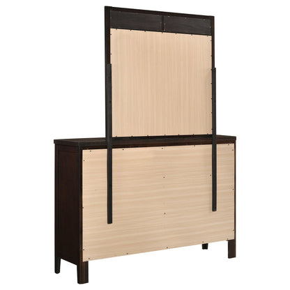 Carlton 6-Drawer Dresser Cappuccino