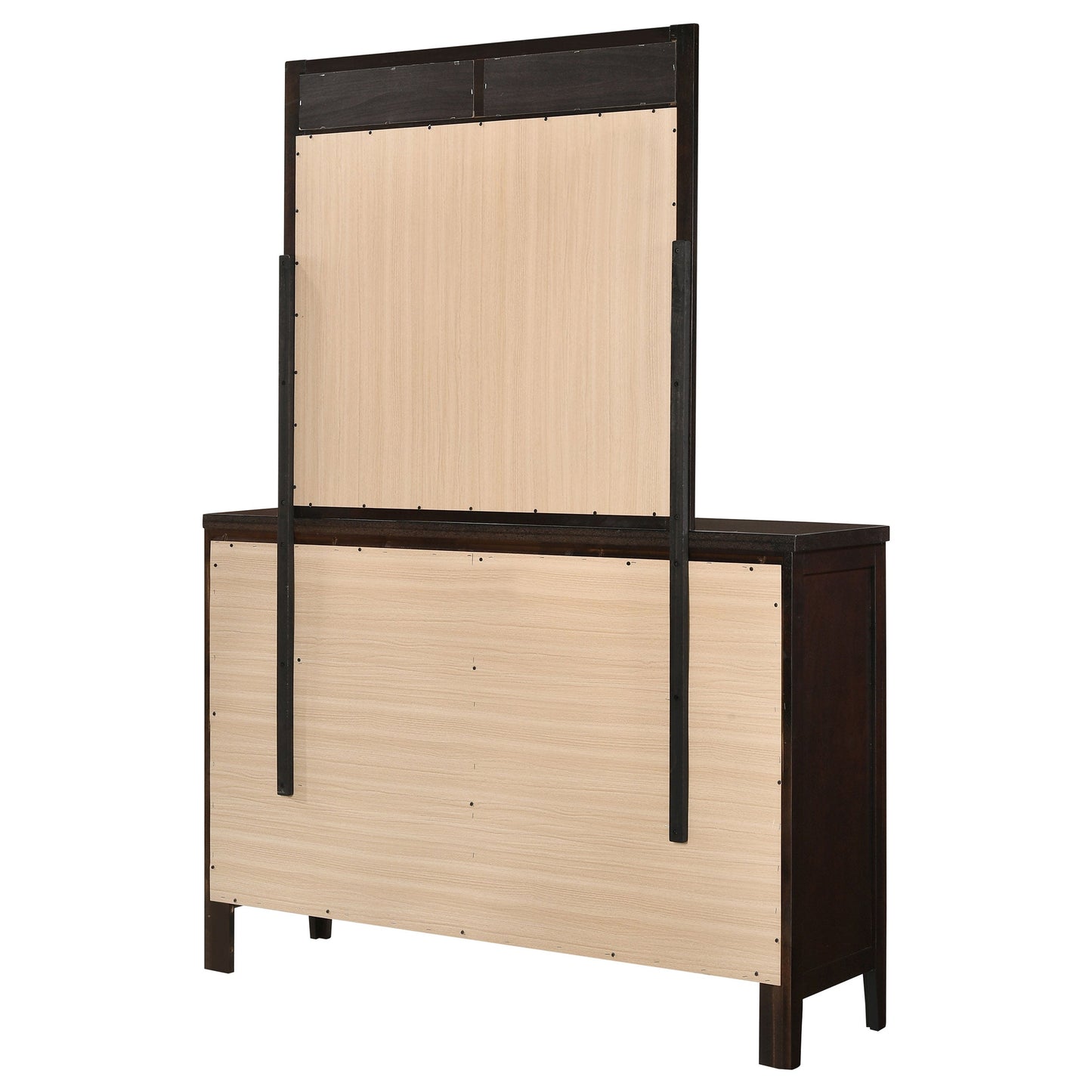 Carlton 6-Drawer Dresser Cappuccino