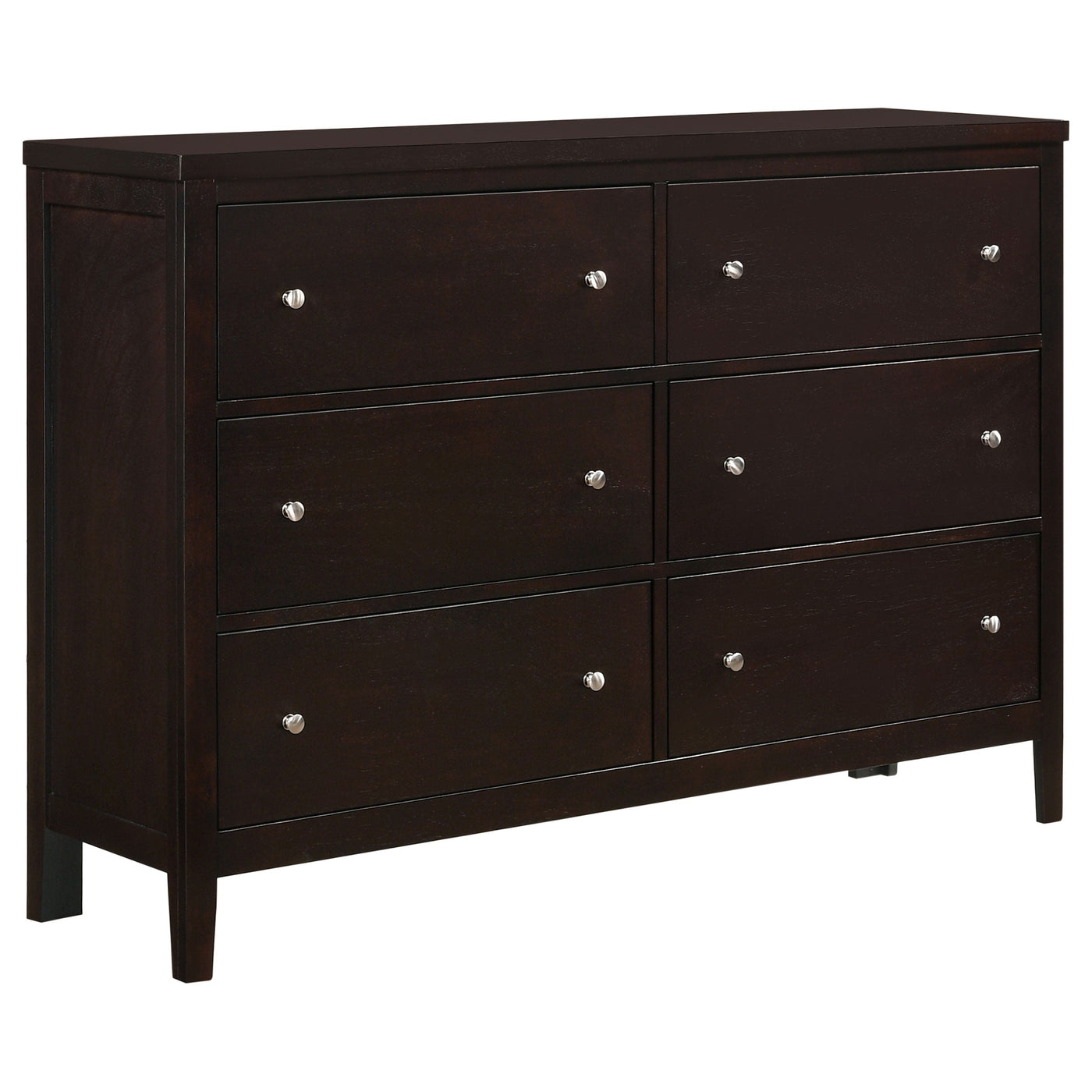 Carlton 6-Drawer Dresser Cappuccino