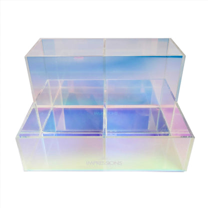 PRISMA MULTI-USE 4-COMPARTMENT ACRYLIC ORGANIZER