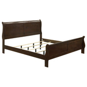 Conjunto de dormitorio Louis Philippe Cappuccino