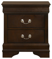 Conjunto de dormitorio Louis Philippe Cappuccino