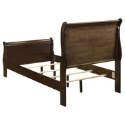 Conjunto de dormitorio Louis Philippe Cappuccino