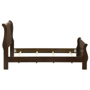 Cama Louis Philippe de 119 cm con paneles tipo trineo, color blanco