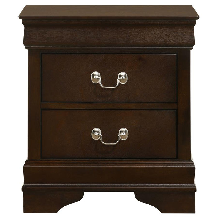Louis Philippe 2-drawer Nightstand