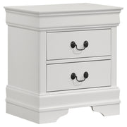 Conjunto de dormitorio Louis Philippe Cappuccino