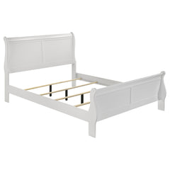 Conjunto de dormitorio Louis Philippe Cappuccino