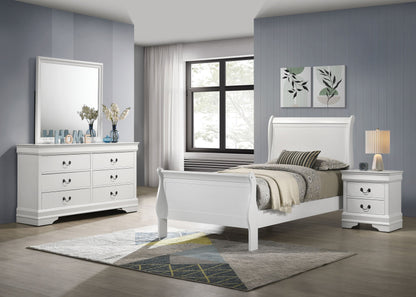 Louis Philippe  Bedroom Set Cappuccino