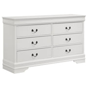 Conjunto de dormitorio Louis Philippe Cappuccino