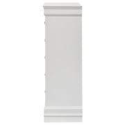 Louis Philippe 5-drawer Bedroom Chest Cappuccino