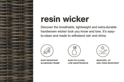 Beachcroft Outdoor Side Chair with Cushion (Set of 2)